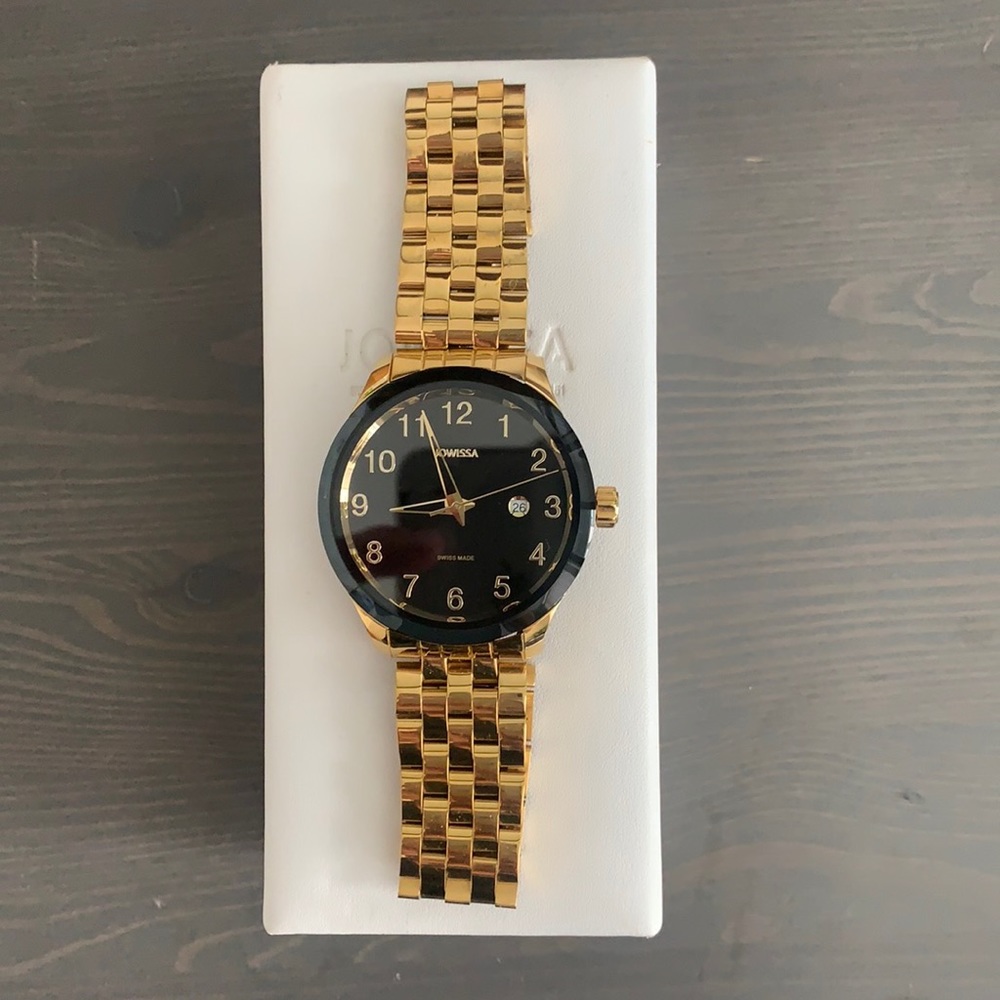 Jowissa Tiro 38mm Gold/Black watch